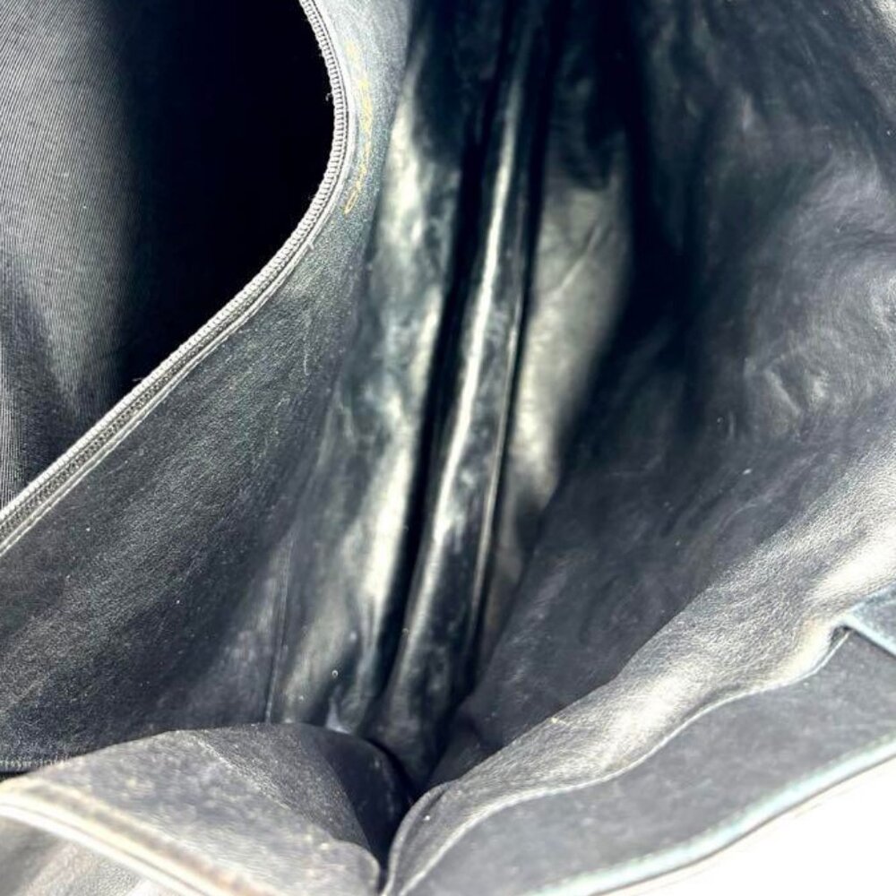 Authentic CHANEL Jumbo XL Shopping Tote Timeless Classic Black Lambskin Vintage - Picture 11 of 13